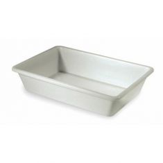 BACINELLA PER FRIGO RETTANGOLARE BIANCA CM 30X20