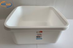 BACINELLA QUADRATA IN POLIPROPILENE BIANCA FUTURA