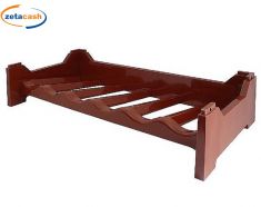 CANTINETTA 6 POSTI MARRONE IN PLASTICA