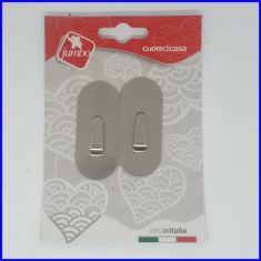 GANCIO INOX 2 PZ. MAXI H. 6 X 2