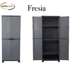 ARMADIO ALTO FRESIA CON 2 ANTE E 4 RIPIANI