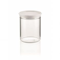 BARATTOLO IN PLASTICA CON TAPPO BIANCO 1000 CC GUZZINI