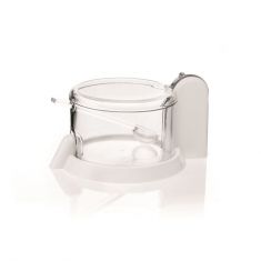 FORMAGGERA\ ZUCCHERIERA CON CUCCHIAINO BIANCO GUZZINI