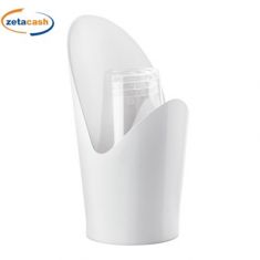 PORTABICCHIERI PLASTICA GRIGIO H19 D9CM