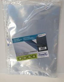 BUSTE A FORATURA UNIVERSALE 10 PZ. IN POLIPROPILENE