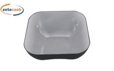 INSALATIERA LINEA DIVA ANTRACITE CM 18X18XH 8