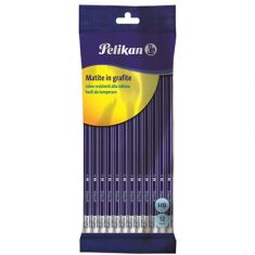MATITE 12 PZ. IN GRAFITE HB2 PELIKAN CON MINE