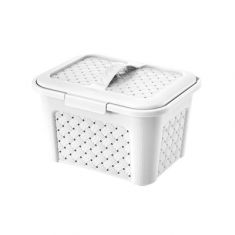 COFANETTO BEAUTY ARIANNA IN RATTAN BIANCO