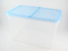 DODO BOX CON COPERCHIO PIEGHEVOLE 58 LT AZZURRO