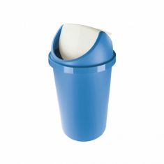 PATTUMIERA BASCULANTE SWING 45 LT AZZURRO/PANNA