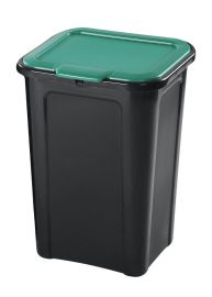 PATTUMIERA COVER LINE 44 LITRI VERDE NERO.