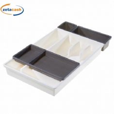 SET 4 PEZZI PORTAPOSATE BELLA 40X60CM GRIGIO BIANCO