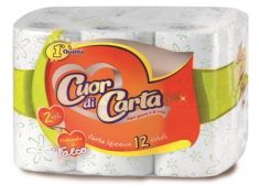 CARTA IGIENICA CUOR DI CARTA 12 ROTOLI