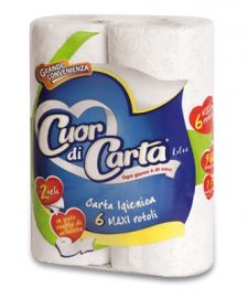 CARTA IGIENICA CUOR BLU 6 ROTOLI