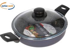 TEGAME 2 MANICI ALLUMINIO ANTIAD GRANITO BLU LIGHT D26 COP