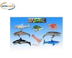 ANIMALI OCEANO 8 PEZZI IN BUSTA