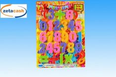 NUMERI MAGNETICI COLORATI CON OPERAZIONI BASE 28 PEZZI