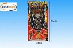 BLISTER 2 FUCILI SWAT CON 7 ACCESSORI