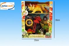 SET 2 DINO JURASSIC C/ LUCI E SUONI