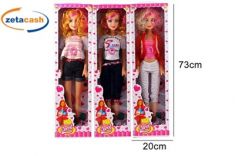 BAMBOLA XL CAROL FASHION CON VOCE H 73 CM ASS