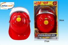 ELMETTO MUSICALE C/ LUCE POMPIERE