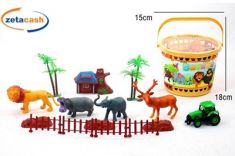 SET SECCHIELLO ANIMALI DELLA SAVANA