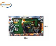 SET ARMATURA MILITARY CON PISTOLA