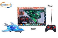 AEREO MILITARY RADIO COMANDATO 4 FUNZIONI 2 COL ASS