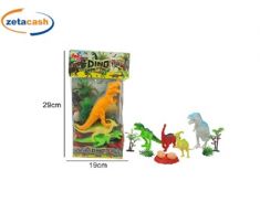 SET 4 PZ DINOSAURI CON ACCESSORI
