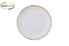 PIATTO PORCELLANA PIANO BIANCO DIAM 27 CM