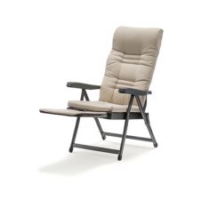 SEDIA A SDRAIO MODELLO CERVINO IN METALLO 6 POSIZIONI