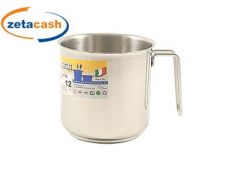 BOLLILATTE IN ACCIAIO DIAMETRO 12 CM