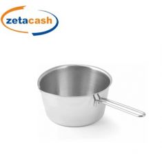 CASSERUOLA CONICA IN ACCIAIO 14 CM PER INDUZIONE