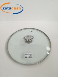 COPERCHIO ETHERNA IN VETRO DIAM. 26 CM