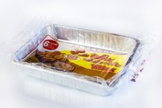 CONTENITORI IN ALLUMINIO 6 PORZIONI 2 PEZZI