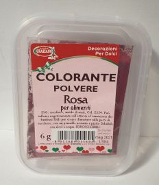 COLORANTE IN POLVERE ROSA 6 GR