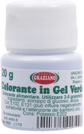 COLORANTE ALIMENTARE IN GEL VERDE 20 GR