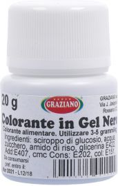 COLORANTE ALIMENTARE IN GEL NERO 20 GRAMMI