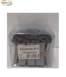 NASTRO GIROTORTA IVY ARGENTO 125 CM