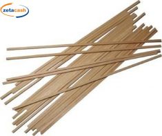 BASTONCINI IN LEGNO 10 PEZZI PER ZUCCHERO FILATO