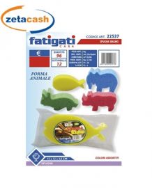 SPUGNA BAGNO FORMA ANIMALE CM 15X12