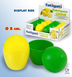 CONTENITORE SALVAFRAGRANZA FORMA LIMONE