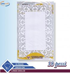 CENTRINO CARTA RETTANGOLARE 18 PEZZI