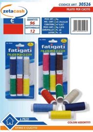 FILATO PER CUCITO 6 PZ COLORATI