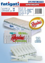 MOLLETTE SUPER REGINA BIANCA 12 PEZZI.