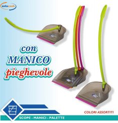 ALZAIMMONDIZIA COLORI NEON CON MANICO PIEGHEVOLE