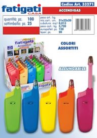 ACCENDIGAS CON CANNA ALLUNGABILE