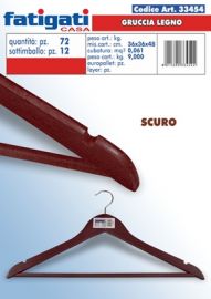 GRUCCIA IN LEGNO SCURO