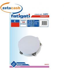 TAMBURELO BIANCO DIAM 20 CM