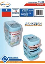 CASSETTIERA IN PLASTICA 3 CASSETTI CM 12 X H 18